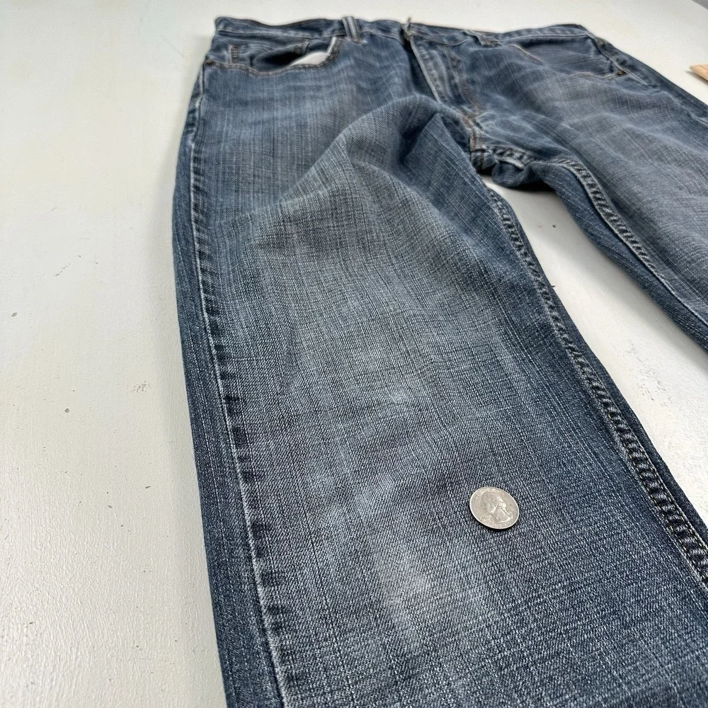 Levi's 559 Straight Relaxed‎ Jeans Mens 34x32 Blue Cotton Denim Dark Wash VTG